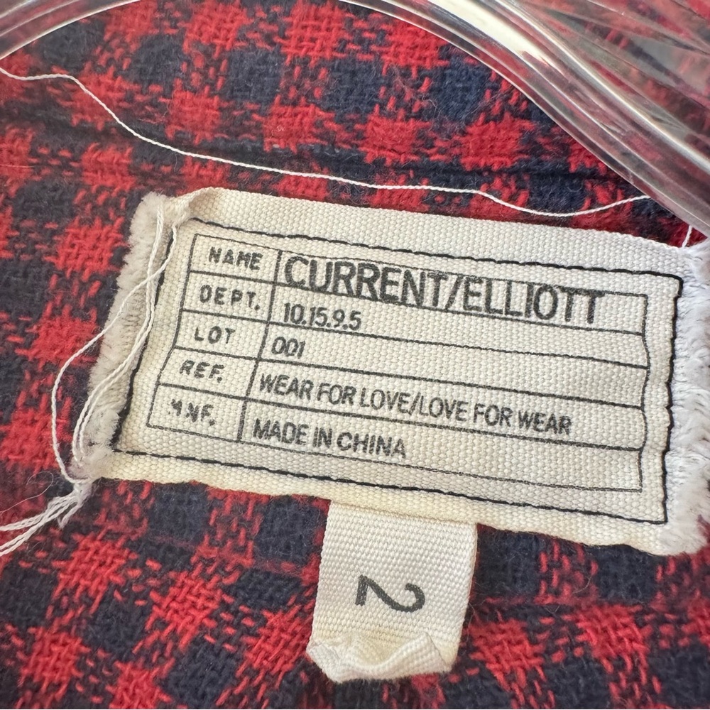 Current/Elliott Two Pocket Prep School Fringe But… - image 3